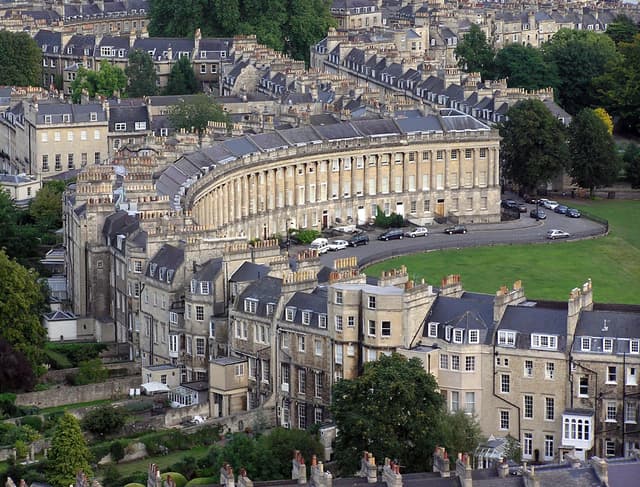 Royal Crescent near Bath