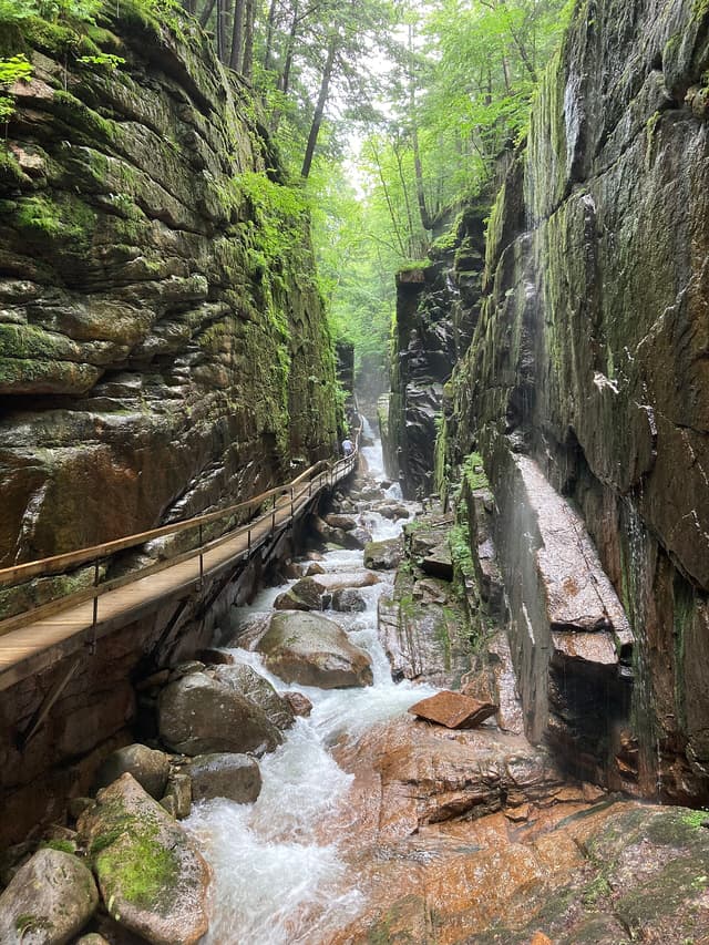Flume Gorge in New Hampshire
