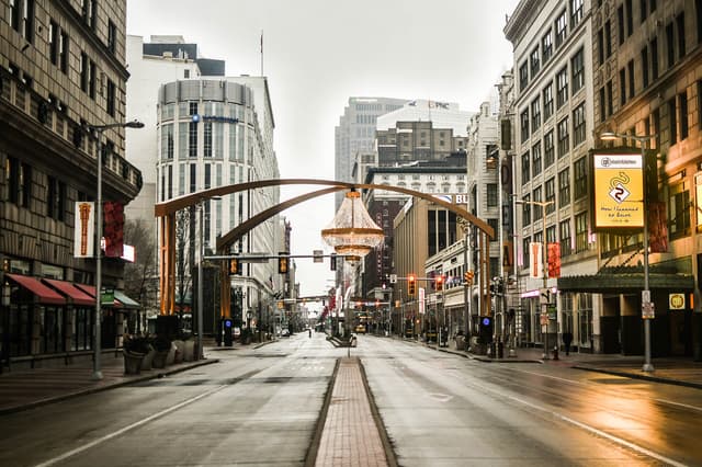 Playhouse Square near Downtown Cleveland & the Flats
