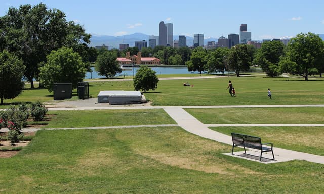 City Park and Ferril Lake near City Park