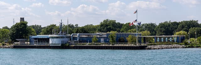 Dossin Great Lakes Museum near Belle Isle