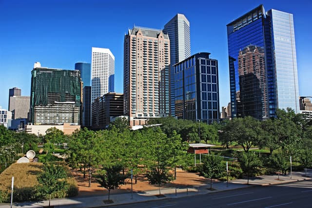 Discovery Green near Downtown Houston