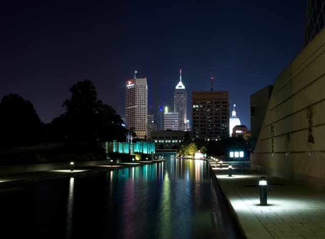Canal Walk near Downtown Indianapolis