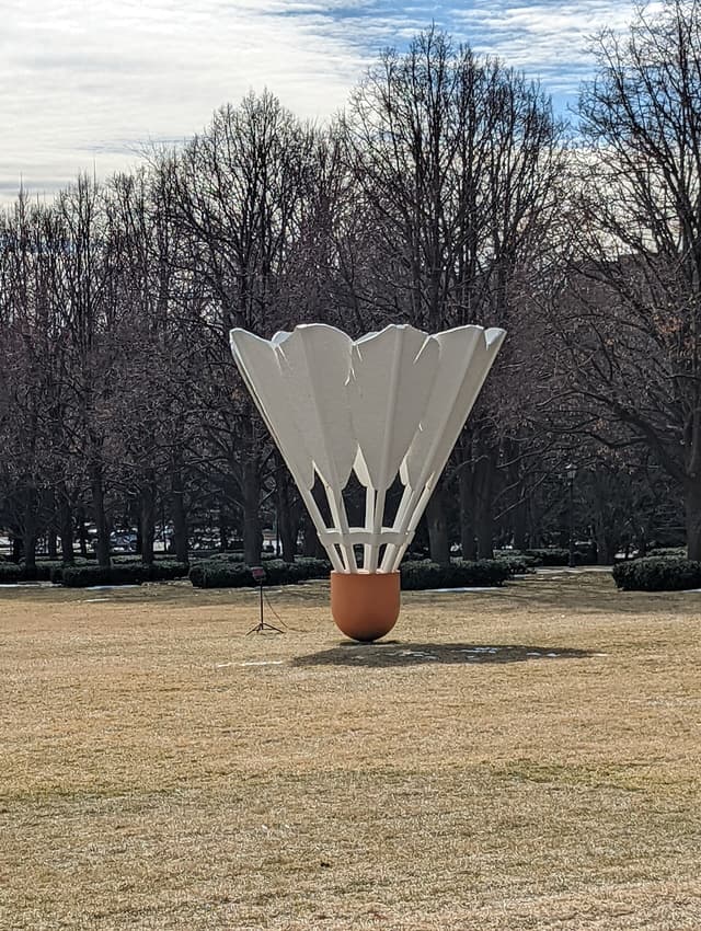 Shuttlecocks near Country Club Plaza