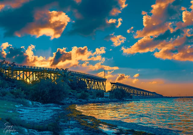 Old Bahia Honda Bridge near Bahia Honda & the Lower Keys
