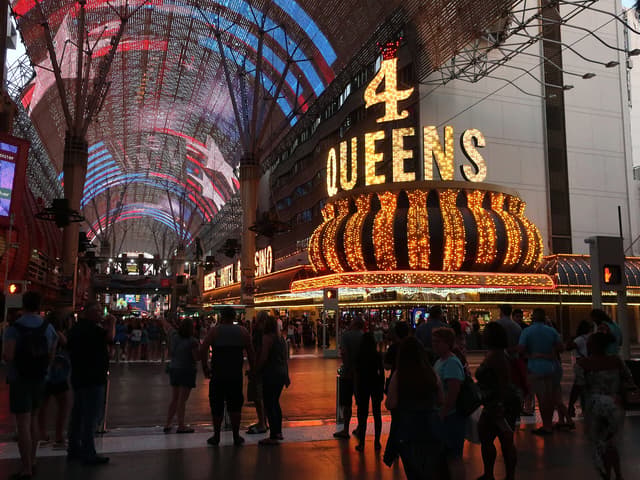Fremont Street Experience near The Strip