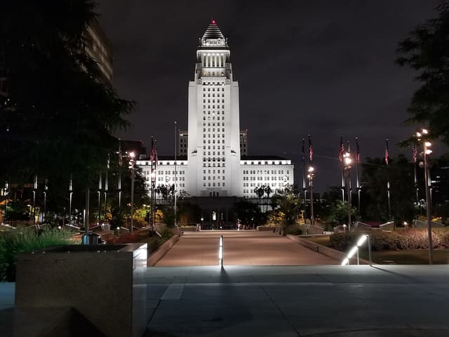 N.Y.E.L.A. at Grand Park near Downtown Los Angeles