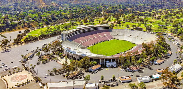 Rose Bowl Stadium near Pasadena