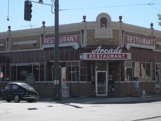 Arcade Restaurant near South Main & the Riverfront