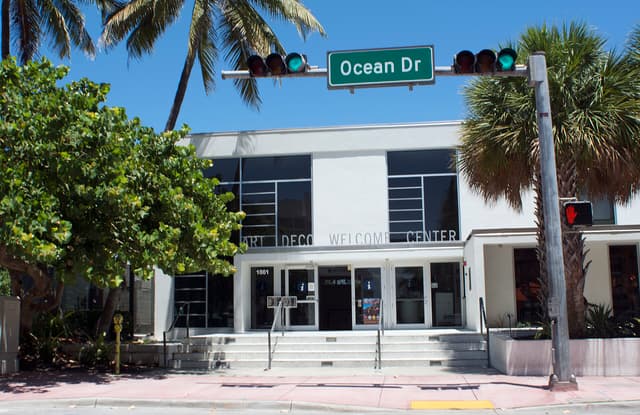 Art Deco Welcome Center near South Beach