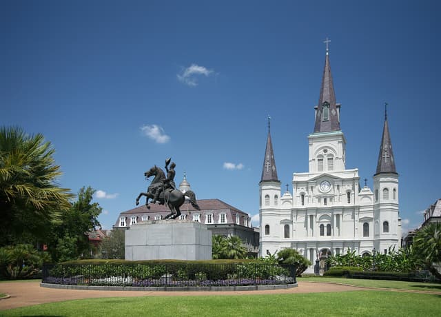 Jackson Square near French Quarter & Riverfront