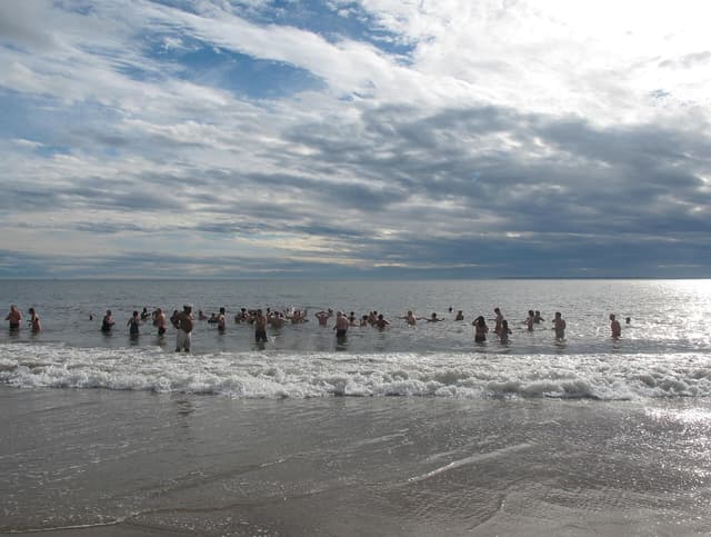 Coney Island Polar Bear Plunge near DUMBO & Brooklyn Heights