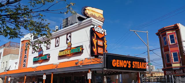 Geno's Steaks near Broad Street & South Philly