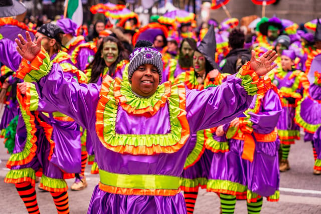 Mummers Parade near Broad Street & South Philly