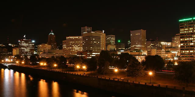 Tom McCall Waterfront Park near Downtown Portland