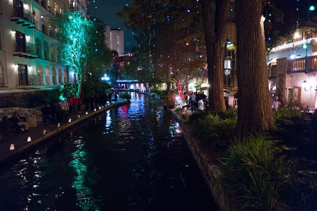San Antonio River Walk near Downtown San Antonio & Hemisfair