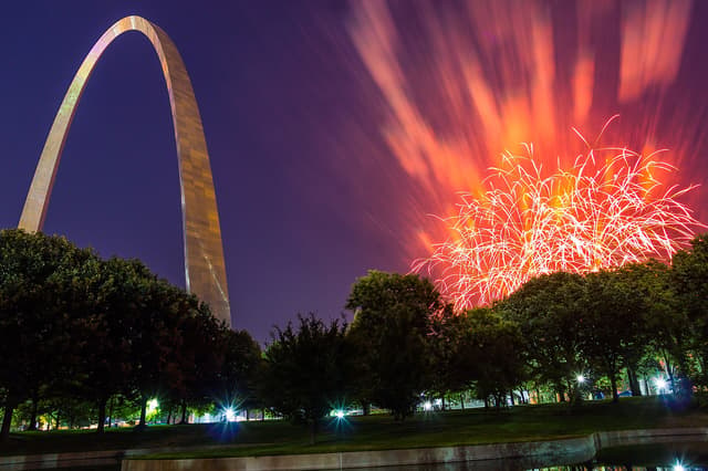 Gateway Arch National Park near Downtown St. Louis & the Arch