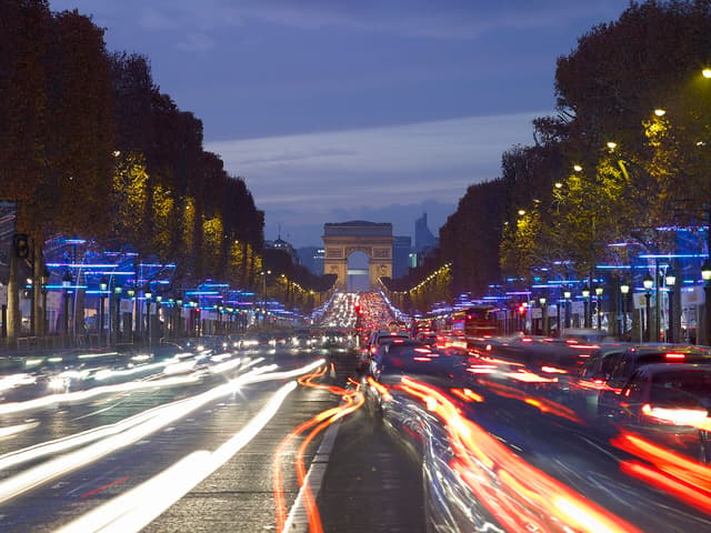 Champs-Élysées near Paris