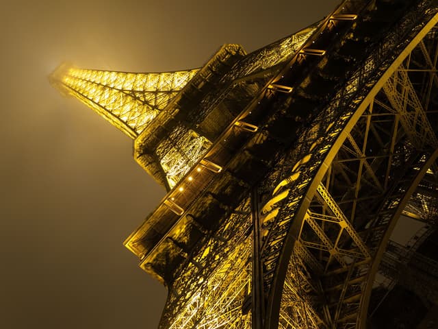 Eiffel Tower near Paris