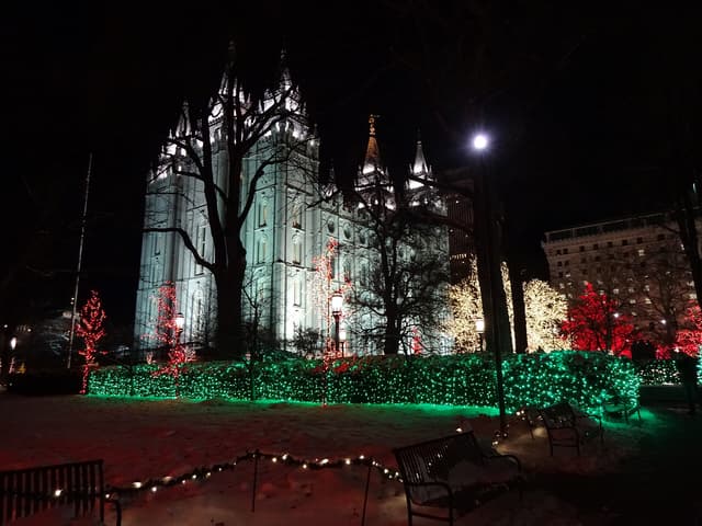 Temple Square near Salt Lake City