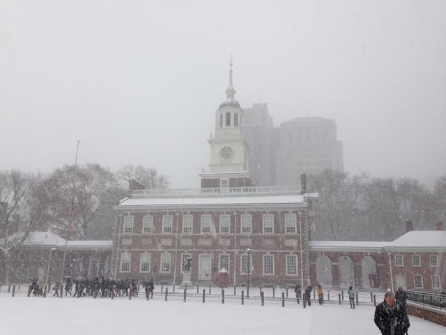 Independence Hall near Philadelphia