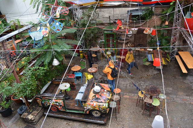 Szimpla Kert near Budapest