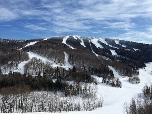 Mont Tremblant ski area near Mont-Tremblant