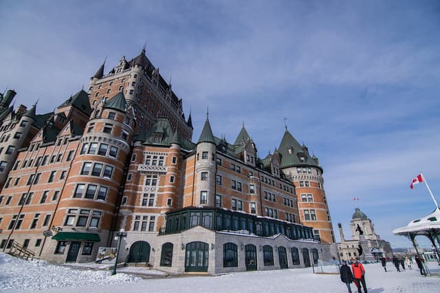 Fairmont Le Chateau Frontenac near Quebec City
