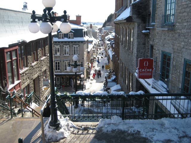 Quartier Petit Champlain near Quebec City