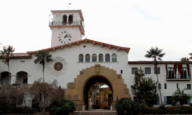 Santa Barbara County Courthouse near Santa Barbara