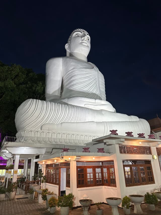 Bahirawakanda Vihara Buddha Statue near Kandy