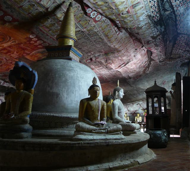 Dambulla Cave Temple near Sigiriya & Dambulla