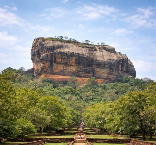 King coconut stall near Sigiriya & Dambulla