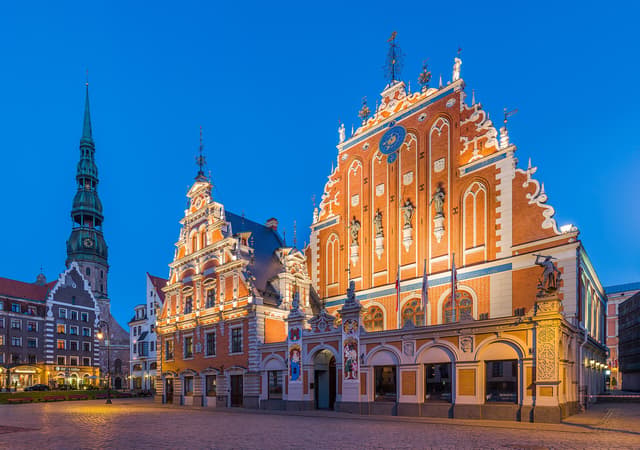 House of the Blackheads near Riga