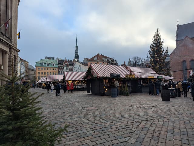 Riga Christmas Market near Riga