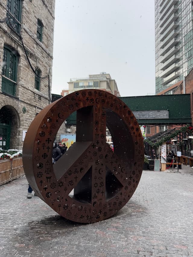 Distillery District near Toronto