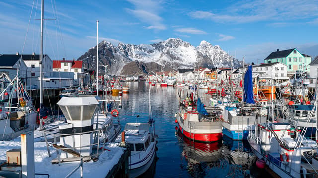 Henningsvær near Svolvær