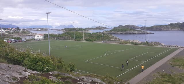 Henningsvær Stadion near Svolvær