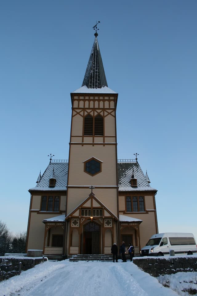 Vågan Church near Svolvær