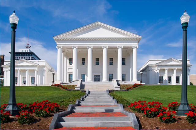 Virginia State Capitol near Richmond