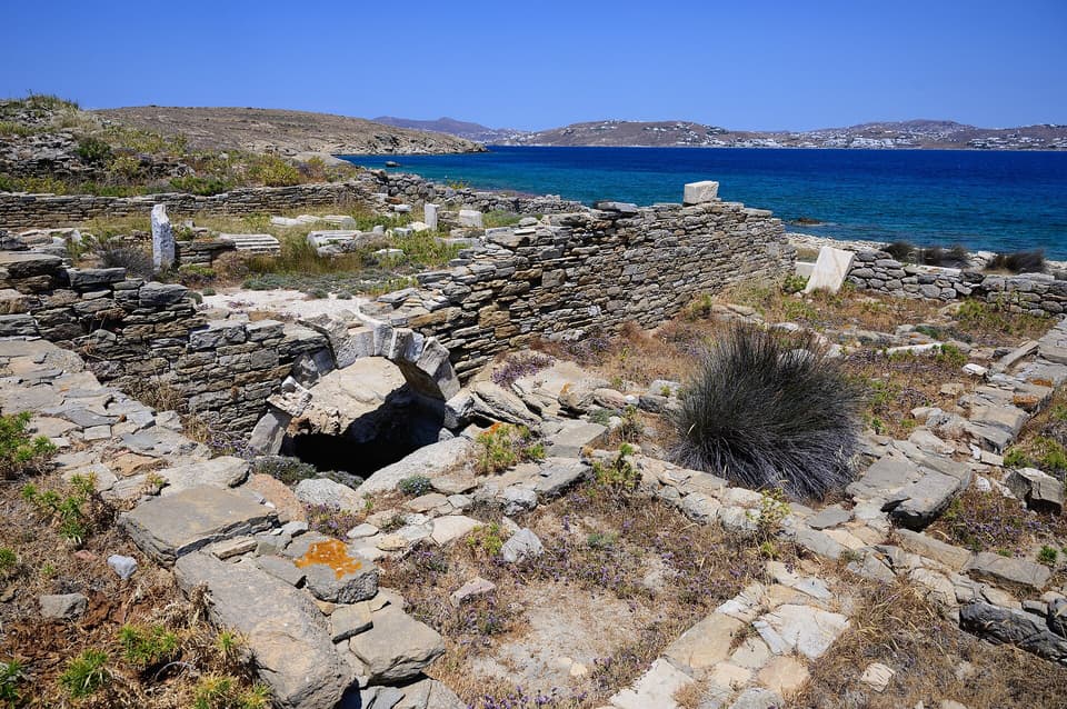 Delos in Mykonos, Greece