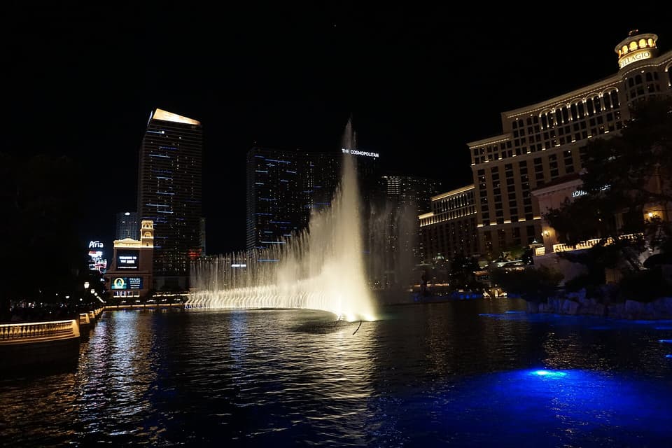Fountains of Bellagio in The Strip, Nevada