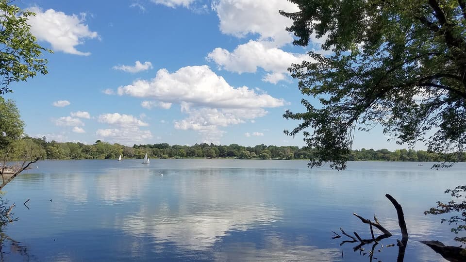 Lake Nokomis in Minnehaha Falls, Minnesota